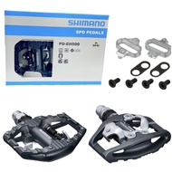 Bicycle World~SHIMANO PD-EH500 SPD EH500 Road Bike Pedal Card Flat With SH56 Buckle 2 Pedals
