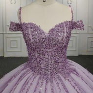 LAVENDER WEDDING GOWN / PURPLLE WEDDING GOWN / PURPLE BALLGOWN DRESS
