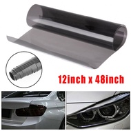 Light Film Vinyl Film 12'X48' Black Wrap Tint Headlight 12"X48" Parts