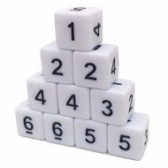 8PCS/lots D6 Drink Digital Dice for Funny Party Club Pub Board Playing Game Mathematics Accessory 8 