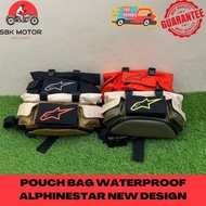 【SBK MOTOR】Motor Rider Pouch Bag Alphinestar New Design | Motorcycle Sling / Waist Bag | Waterproof 