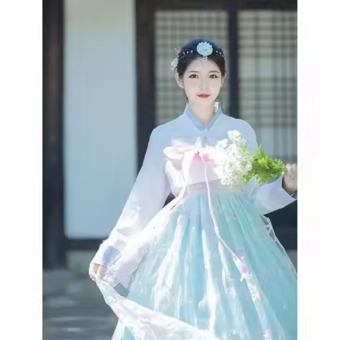 Hanbok Clothes Women Traditional Costume Korean Dress Modernized Improved Korean Court National Danc