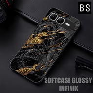 HP [ BS08 NAGA ] Glossy HD Case Infinix Smart 10 HD, Smart 10, Smart 10 Plus Camera Protector Silico