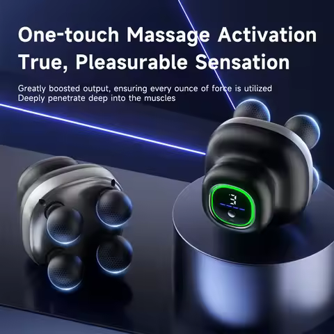 Fascia Gun Muscle Massager Gun High Frequency Neck Shoulder Waist Massage Machine Professional Fasci