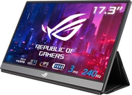 ASUS ROG Strix 17.3" 1080P Portable Gaming Monitor (XG17AHPE) - Full HD, IPS, 240Hz, 3ms, Adaptive-Sync, Smart Case, Ultra-slim, USB-C Power Delivery, Micro HDMI, For Laptop, PC, Phone, Console