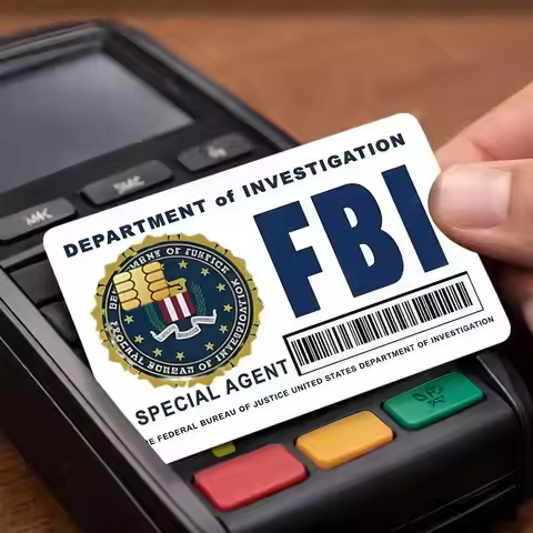 FBI Credit Skin Cover Card Stickers 4PCS Film Bus Pass Front Decoration Bank Debit Waterproof