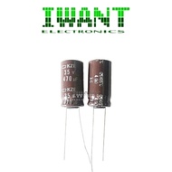 470uf 35V 105 470UF35V CAPASITOR ELCO 470UF 35VOLT 470UF/35V