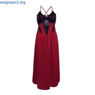 night dress sexy 睡裙冰絲 Fei Yun baju tidur seksi baru sutera ais renda piyama wanita suspender gaun pa