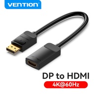 Vention Display Port To HDMI Cable 4K 30HZ Display Port Male To HDMI Female Converter For PC Laptop 