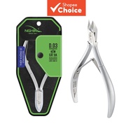 Cuticle Nipper - D-01 D0.03 JAW 12 | Stainless Steel | Durable and Sharp | Ergonomic Design | Grey P
