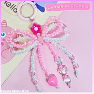 GANTUNGAN Bag Hanger Bag Charm Keychain Ribbon CoquetteKeychain - GK002