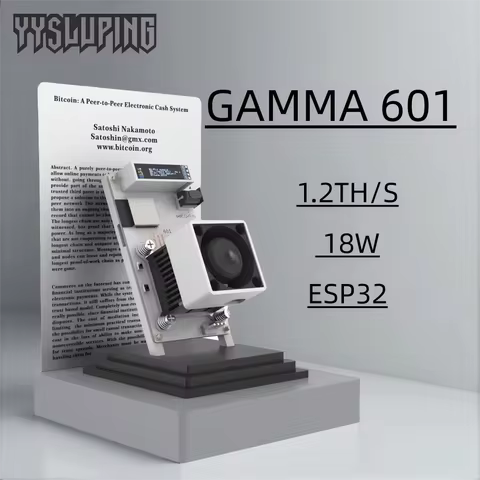 YYSLuping factory machine solobitaxe Gamma 601 1.2th/s-1.8th/s BM1370 Asic Chip Bitcoin Miner Overcl