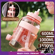 [CLEARANCE] 1L/2L 2000ml Water Bottle Large Capacity Sports Drinking Bottle Outdoor Portable Kettle 