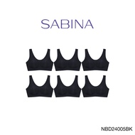 ( Set 6 ชิ้น ) [Online Exclusive] Sabina Perfect Bra Level 1 เสื้อชั้นใน ไร้ตะเข็บ ไร้โครง รหัส NBD2