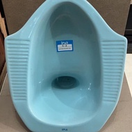 closet kloset jongkok ina c-2 putih single bowl toilet - biru