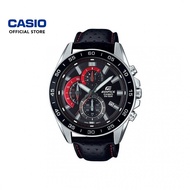Casio Edifice EFV-550L-1AV Standard Chronograph Leather Men Watch