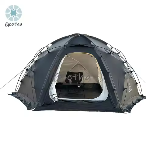 Hiking Camping Tents 185 Solid Color Outdoor Waterproof Hemisphere Dome Tent Family Ball Car Rear Sp