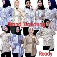 Brand Bandung - Blouse Fashion Batik - Blouse Batik For Women Work - Blouse For Women