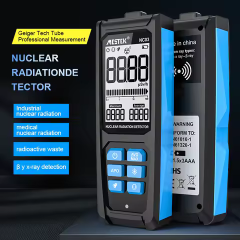 Mestek Geiger Counter Nuclear Radiation Detector Personal Dosimeter X-ray γ-rayβ-rayRadioactivity Te