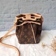 「JL精品代購」98新 LV nano 水桶包