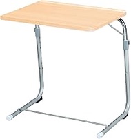 J-kitchens Table Folding Side Table, Natural, W21.9 x D15.4 x 15.4 x 22.3 inches (555 x 390 x 460 x 