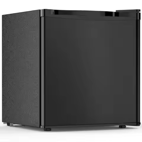 1.7 Cu.ft Mini Fridge with Freezer Compact Refrigerator Single Reversible Door Ultra Quiet Energy Ef
