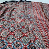 SILK DUPPATTA WITH AJRAKH PRINTS AVAILABLE