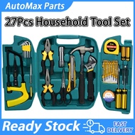 27Pcs Household Tool Set DIY Multipurpose Home Repair Hand Tool Kit