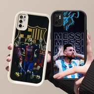 HW-20 Messi FC Shockproof Silicone Casing for Xiaomi Redmi Note poco 10s M5S 10 10T M4 Lite Pro 5G