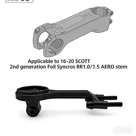 Aluminium Bike Computer Mount for SCOTT SYNCROS AERO 2nd Gen Stem FOIL 2016-20 RR1.5 1.0 for GOPRO G