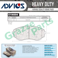 Advics Aisin Heavy Duty Disc Brake Pad Front E1N004Y for Mazda MPV 96'-99' CX7 CX-7 ER3P