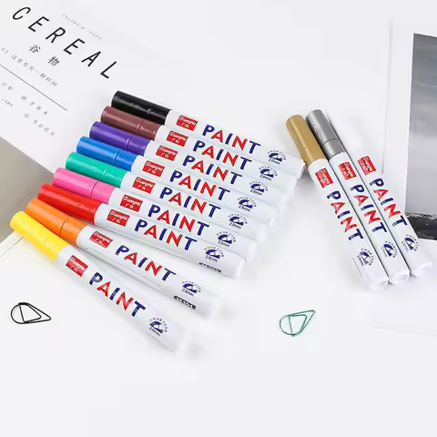 1pcs GuangNa Paint Pen M101 Oil Mark Pen Children's DIY Art Black Card Album Painting Graffiti Pen 2