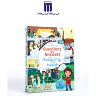 milu  Usborne  LIFT THE FLAP Q A ABOUT RECYCLING RUBBISH  Usborne LIFT-THE-FLAP Q&A เกี่ยวกับ RECYCL