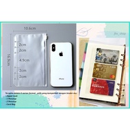 Transparent Pouch Ziplock Binder Zipper Pouch Binder Savings Zipper Binder Pouch Zipper Binder A6 Bi