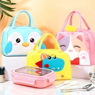 Nordic Light Meal Bento Cartoon InsulaBlythe Handheld Bag Microwave Safe Fork Spoon Blythe