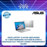 ASUS LAPTOP 15 (A516E-ABQ1845WS) I5-1135G7/8GB(4(OB)+4)/512GB M.2/IRIS X GRAPHICS/15.6" FHD/W11/HNS2