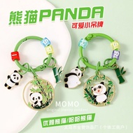 keychain anime keychain couple matching keychain Cartoon Cartoon Panda Keychain Pendant Chengdu Souv