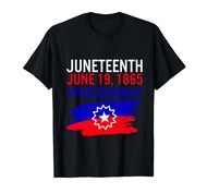 Juneteenth Flag Afro Free-ish June 19 1865 African American T-Shirt
