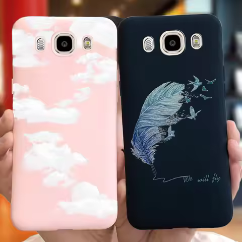 For Samsung Galaxy J7 2016 Case Cute Liquid Silicone Soft TPU Back Cover For Samsung J7 J 7 2016 J71