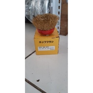 3" brass bowl brush