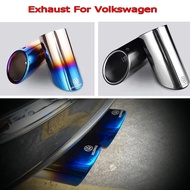 Stainless Volkswagen Car Exhaust Muffler Pipe Tip Cover For VW Jetta MK6 1.4T Polo Golf 6 Golf 7 MK7 1.4T Accessories