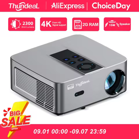 ThundeaL TD98 Mini Full HD 1080P Portable Projector Android 2K 4K WiFi 2G TD98W Mini Smart Video Hom