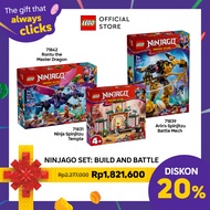LEGO NINJAGO STARTER PACK - LEGO Ninjago 71839 Arins Spinjitzu Battle Mech + LEGO Ninjago 71842 Ront
