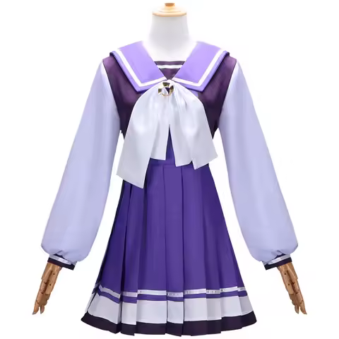 Anime Pretty Derby School Uniform Cosplay Costume Set Mejiro McQueen Dress Outfit for Women Performa