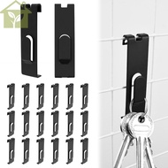 20 Pcs Metal Grid Wall Hanger Reinforced Metal Bend Resistant  Grid Wall Hook for Picture Hat SHOPAB