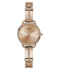 GUESS-BELLINI GUESS Ladies Rose Gold Tone Analog Watch-Watches-Rose Gold
