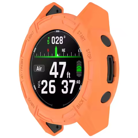 Watch Case for Garmin Descent G2 / G1 / G1 Solar / G1 Solar Letel Soft TPU Hollow Shockproof Bumper 