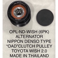 OPL-ND-WISH ORIGINAL REC ALTERNATOR CLUTCH PULLEY 6PK FOR USE ON:TOYOTA WISH 2.0 (NIPPONDENSO)