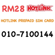Hotlink Prepaid Sim Card 010-7100144