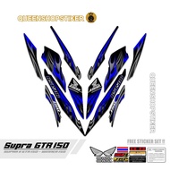 SUPRA STRIPING GTR 150 MOTIF 51 SUPRA VARIATION STRIPING/ GTR VARIATION MOTORCYCLE STICKER/ SUPRA ST